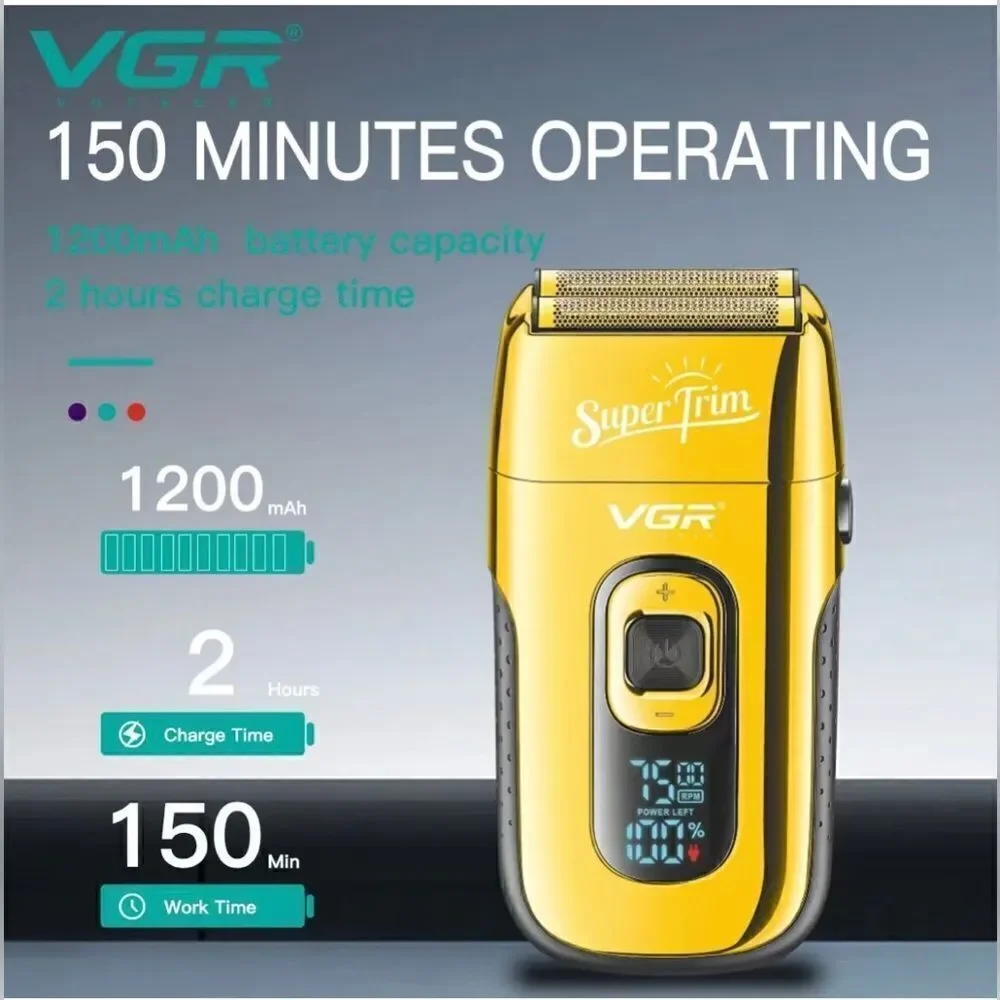 Men's Professional Rechargeable Electric Shaver Trimmer Razor Hair Beard Shaving